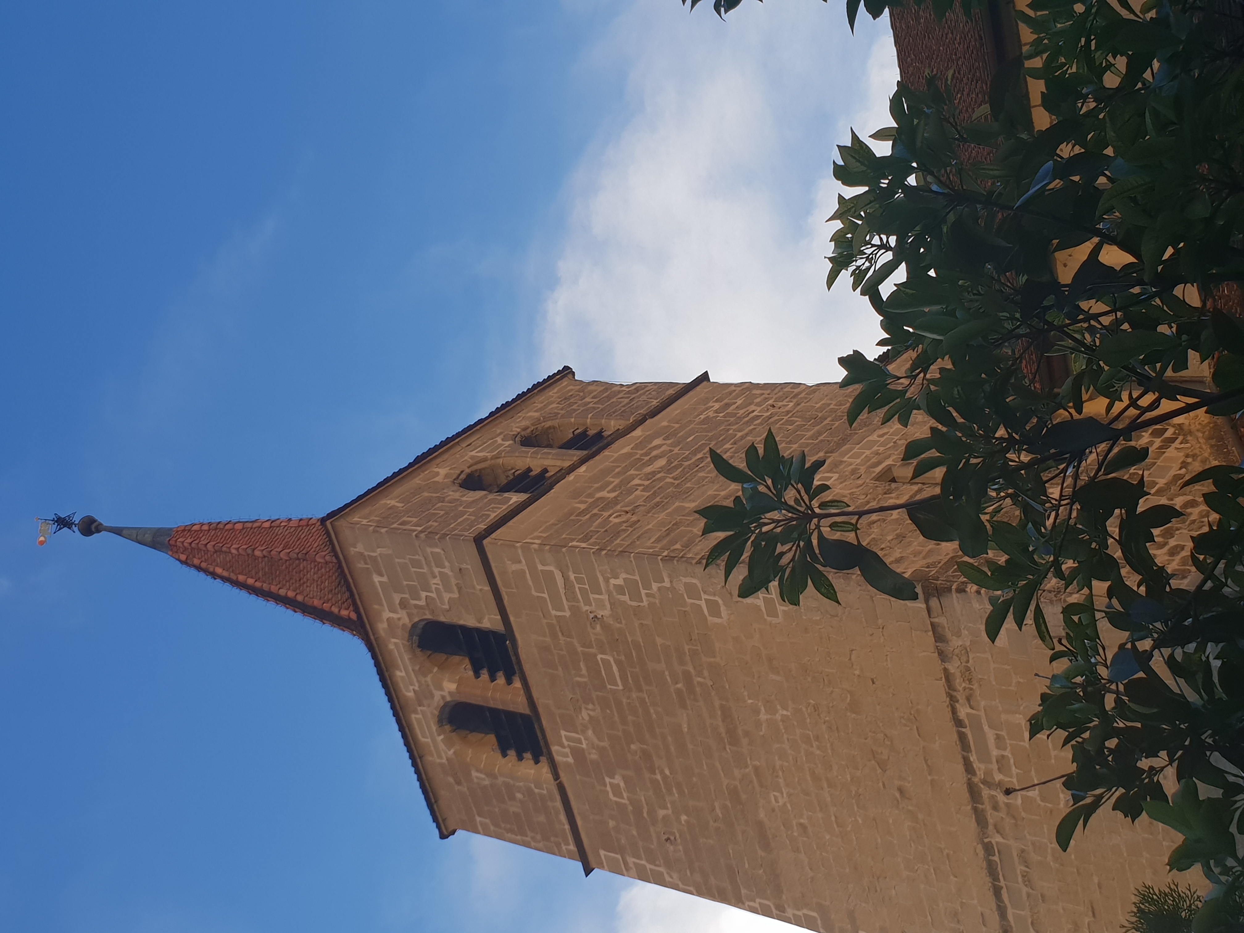 Ancien bout de murail à Payerne, canton de Vaud, en Suisse